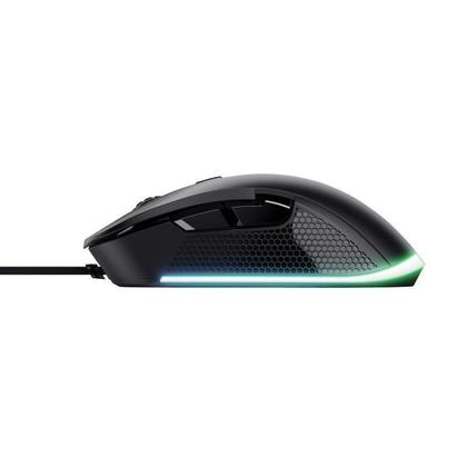 Imagem de Mouse Gamer Trust Ybar Rgb 7200Dpi 6 Botoes - Preto