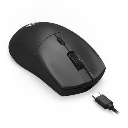 Imagem de Mouse Gamer Ultraleve Redragon Neva, Sensor Óptico PAW3395, 26000 DPI, 6 Botões programáveis, USB Tipo-C, 8000Hz, Preto - M815