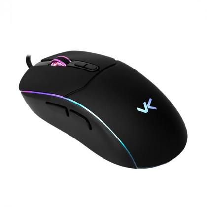 Imagem de Mouse Gamer Vinik G12 Design Ergonômico Botões Macro Até 7200DPI Alta Qualidade Para Fps Conector USB Cabo Trançado 1,8m Led RGB