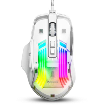 Imagem de Mouse Gamer Xtrike-ME GM-319 Transparente RGB USB 7200dpi