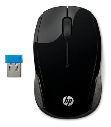 Imagem de MOUSE HP 200 BLACK WIRELESS USB 2.4GHz