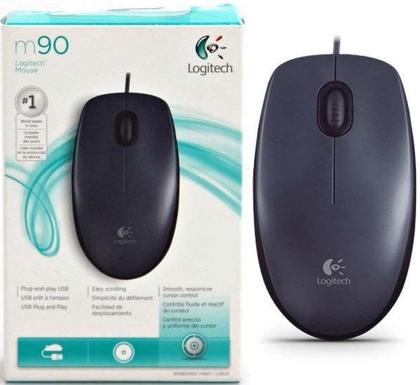Imagem de Mouse Logitech com Fio M90 - 910-004053 Preto