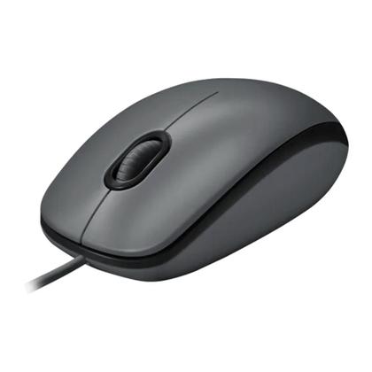 Imagem de Mouse Logitech M100 USB Dark 910-001601 Cinza