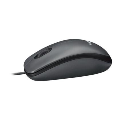 Imagem de Mouse Logitech M100 USB Dark 910-001601 Cinza