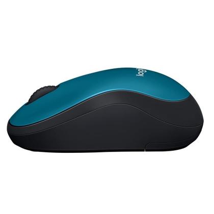 Imagem de Mouse Logitech M185 Sem fio 1000DPI 2.4GHz Azul - 910-003636