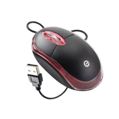 Imagem de Mouse Optico Com Fio e Led Exbom MS9 Preto