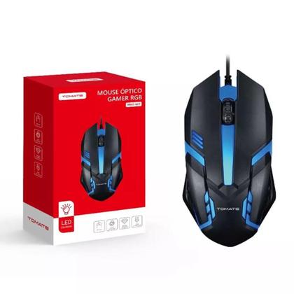 Imagem de Mouse Optico Gamer Rgb 1200 DPI Com Fio Tomate