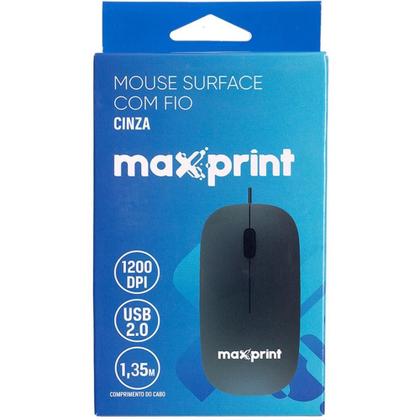 Imagem de Mouse Optico USB 1200DPI Surface Cinza 2.0M