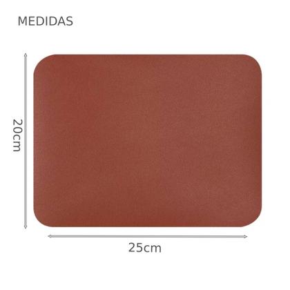 Imagem de Mouse Pad 25x20cm Pequeno Tapete De Mesa Em Sintético Impermeável Castor