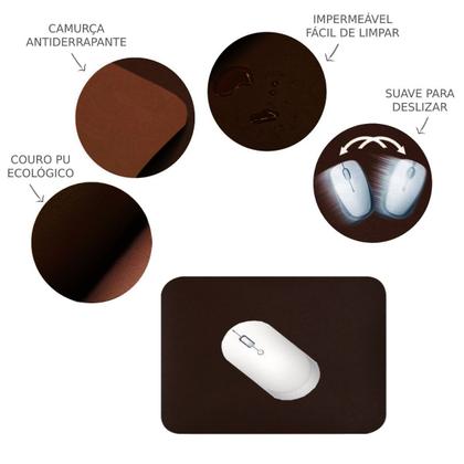 Imagem de Mouse Pad Apoio Tapete Mesa Gamer 25x20cm Precisão Conforto Para Area De Trabalho