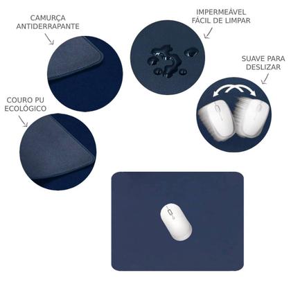 Imagem de Mouse Pad Apoio Tapete Mesa Gamer 25x20cm Precisão Conforto Para Area De Trabalho