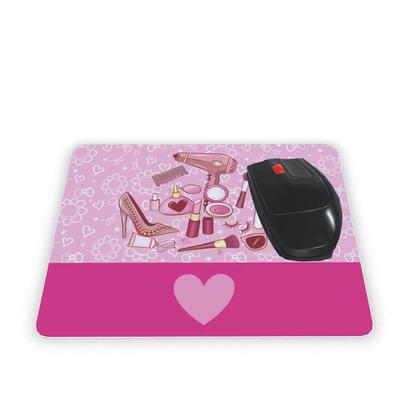 Imagem de Mouse pad Criativo Retangular 22x18 Charmosa Rosa