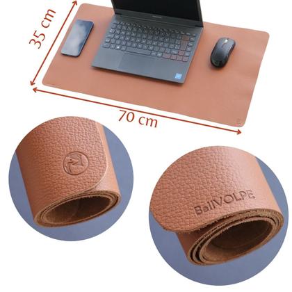 Imagem de Mouse Pad Desk Pad Desk Mat Mousepad Tapete Mesa Couro Legítimo