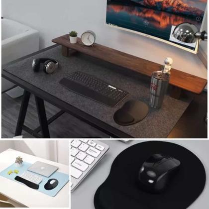 Imagem de Mouse Pad Ergônomico Kit Com 5, Com Apoio De Punho