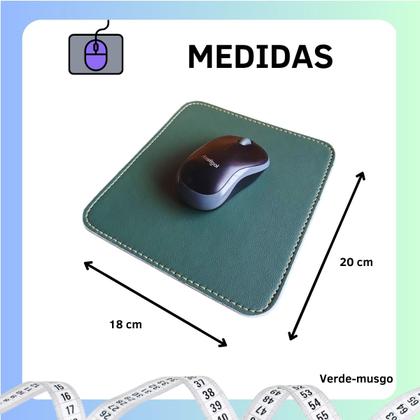 Imagem de Mouse Pad Escritorio Apoio Pad Mouse Sintetico Diversas Cores