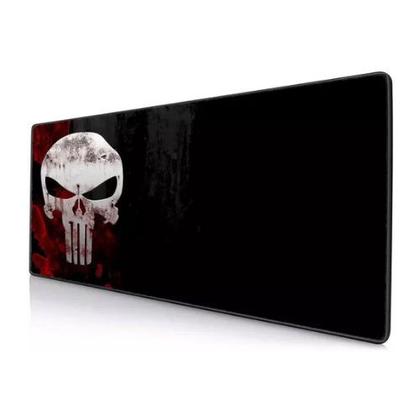 Imagem de Mouse Pad Exbom Extra Grande 700x350x3mm Bandeira Do Crânio MP-7035C