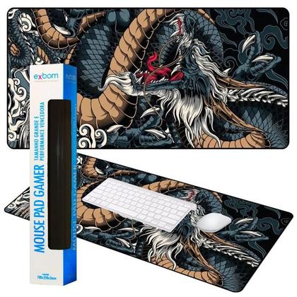 Imagem de Mouse pad gamer 700 x 350 ( dragão azul )