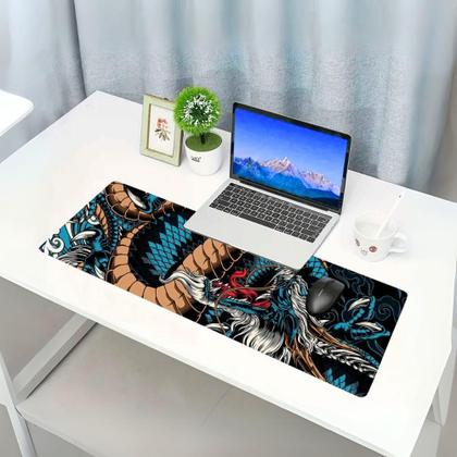 Imagem de Mouse Pad Gamer Estampado Grande Base Antiderrapante Mesa Escritório Pc Notebook Colorido Decorado