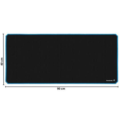 Imagem de Mouse Pad Gamer Estilo Speed Para Mouse Teclado Redragon Razer Corsair Dell Tamanho Grande 90X40CM Base Microfibra Antiderrapante