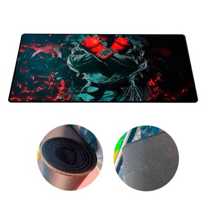 Imagem de Mouse Pad Gamer Extra Grande 700x350x3mm com Base Aderente Games, Animes, Séries