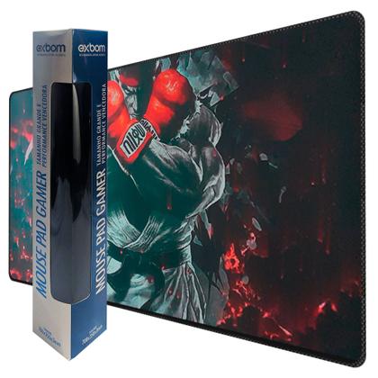 Imagem de Mouse Pad Gamer Extra Grande 700x350x3mm com Base Aderente Games, Animes, Séries