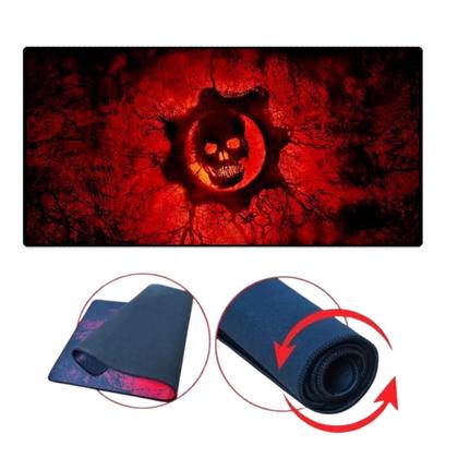 Imagem de Mouse Pad Gamer Grande 70X35 Borda Costurada Jogos Mortais