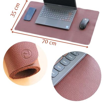 Imagem de Mouse Pad Grande Desk Pad Desk Mat Mousepad Gamer Couro Legítimo