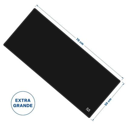 Imagem de Mouse Pad Multi Desk Pad, Extra Grande, 70x30, Preto - AC430
