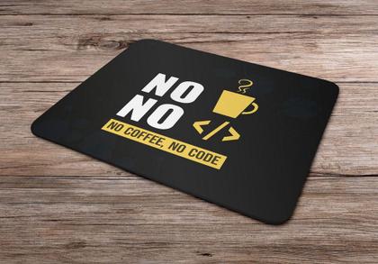 Imagem de Mouse pad No Coffee No Code
