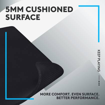 Imagem de Mouse pad para jogos Logitech G740 grande e grosso 46 x 60 cm