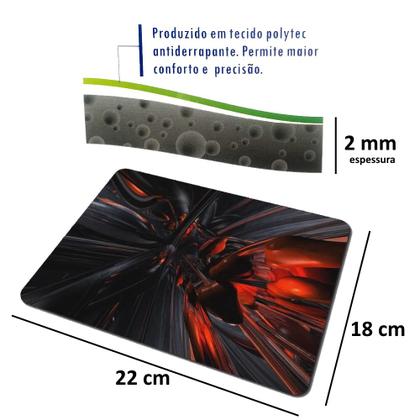 Imagem de Mouse Pad preto de Espuma com Estampa Sortida Exbom