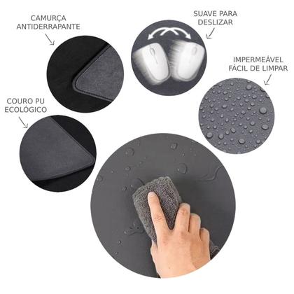 Imagem de Mouse Pad Tapete De Mesa 25x20cm Jogos Setup Gamer Organizar Area De Trabalho Com Facil Deslise