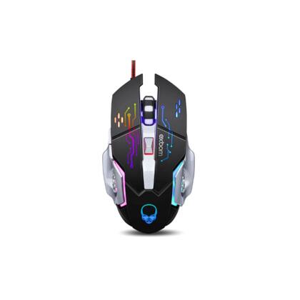 Imagem de Mouse Para Jogo 6 Botões Gamer Rgb Exbom Usb 4800dpi Msg280