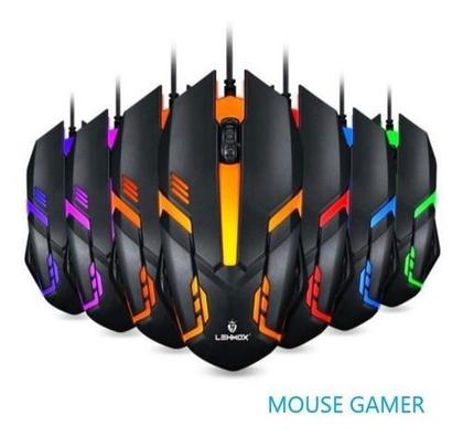 Imagem de Mouse Para Jogo Gamer Usb E Led