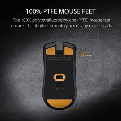 Imagem de Mouse para jogos ASUS TUF M4 Wireless Dual Mode 12K DPI