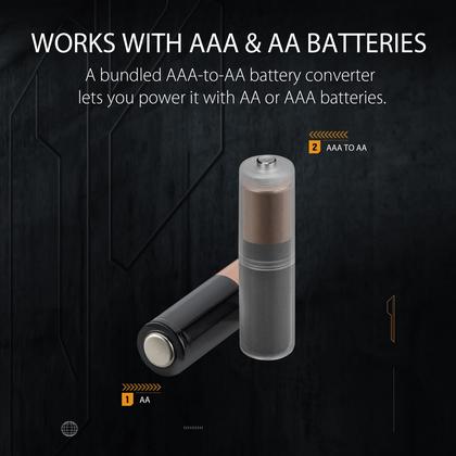 Imagem de Mouse para jogos ASUS TUF M4 Wireless Dual Mode 12K DPI