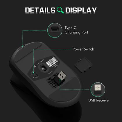 Imagem de Mouse para jogos ATTACK SHARK AJ139 G Pro 4K 26.000 DPI USB-C