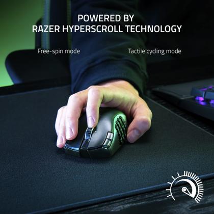 Imagem de Mouse para jogos MMO sem fio Razer Naga V2 HyperSpeed