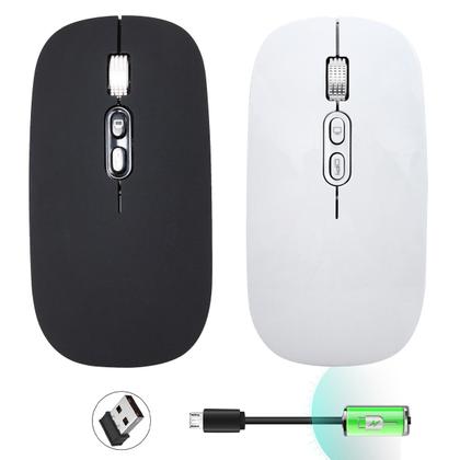 Imagem de Mouse Recarregável Sem Fio Wireless USB Optico para Notebook PC Master