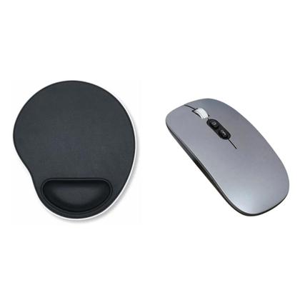 Imagem de Mouse Recarregável Silencioso + Mouse Pad Para Notebook Samsung Book I5