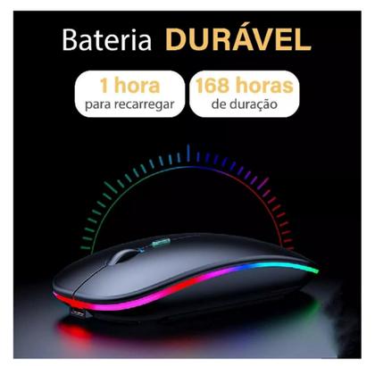 Imagem de Mouse Recarregável Via Bluetooth Para Notebook Acer Aspire 5