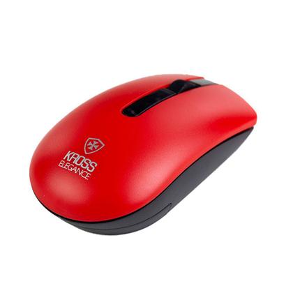 Imagem de Mouse s/Fio Kross Recarregável USB 1600 DPI Vermelho KE-M315