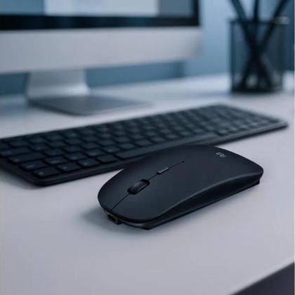 Imagem de Mouse Sem Fio 2.4ghz Recarregável Lithium Usb Mo290 Cor Preto