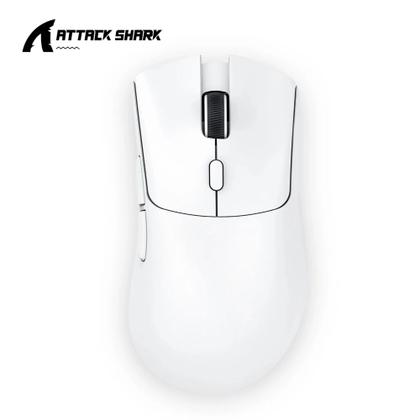 Imagem de Mouse sem Fio Attack Shark R1 - Cor Branco