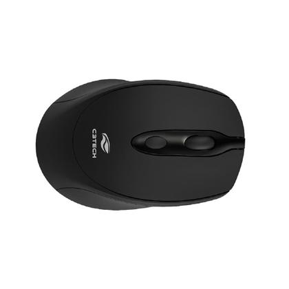 Imagem de Mouse Sem Fio C3Tech M-BT30BK, Recarregável, Dual Mode (Bluetooth/2.4GHz), Preto
