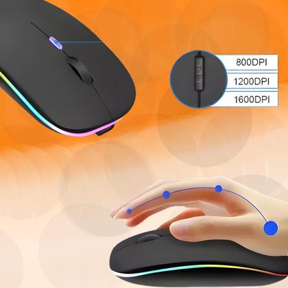 Imagem de Mouse Sem Fio Compatível Para Air Silencio M-EL-2103