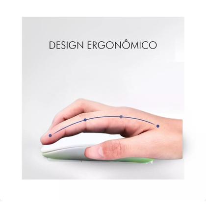 Imagem de Mouse Sem Fio Ergônomico Wireless 2.4Ghz Adaptador USB X-CELL