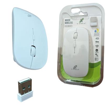 Imagem de Mouse Sem Fio Ergônomico Wireless 2.4Ghz Adaptador USB X-CELL