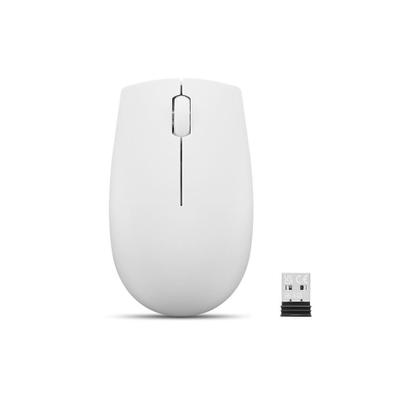 Imagem de Mouse Sem fio Lenovo 300, Wireless, Ambidestro, Branco - GY51L15677