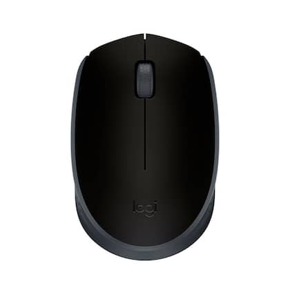 Mouse sem fio Logitech M170 com Design Ambidestro Compacto, Conexão USB e Pilha Inclusa, Preto - 910-004940